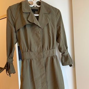 Khaki coat dress